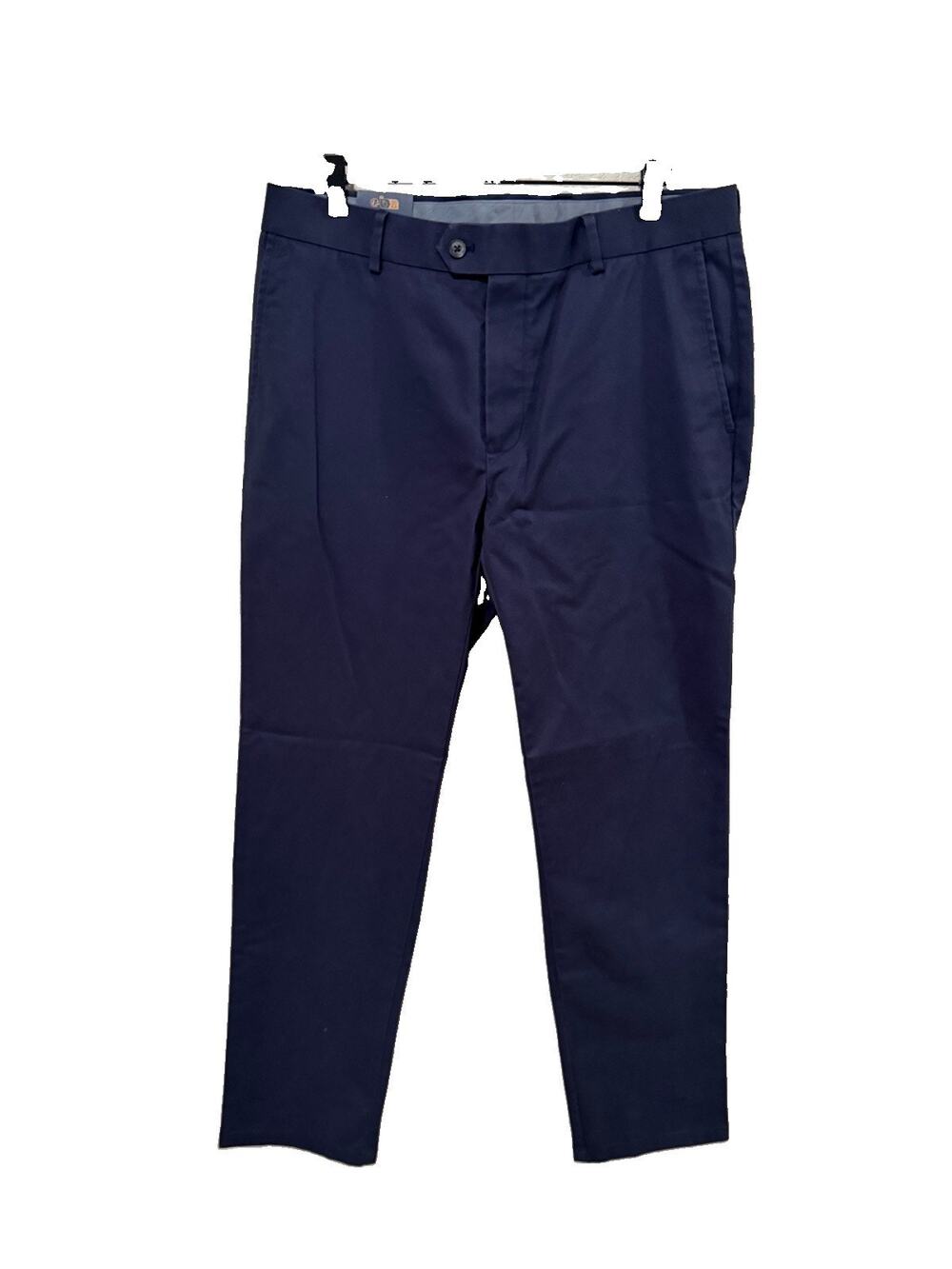 Charles Tyrwhitt Ultimate Non Iron Chino Mens 34x32 Blue Slim Fit NWT